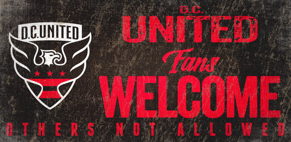 Wholesale MLS0847-Fans Welcome 6x12 / S0847-DC United