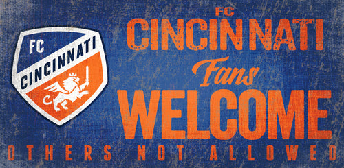 Wholesale MLS0847-Fans Welcome 6x12 / S0847-FC Cincinnati