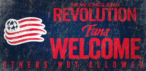 Wholesale MLS0847-Fans Welcome 6x12 / S0847-New England Revolution