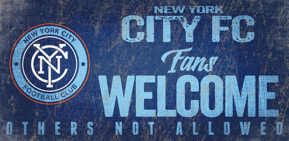 Wholesale MLS0847-Fans Welcome 6x12 / S0847-New York City FC