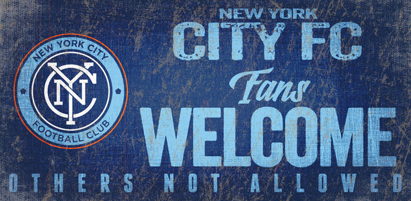 Wholesale MLS0847-Fans Welcome 6x12 / S0847-New York City FC