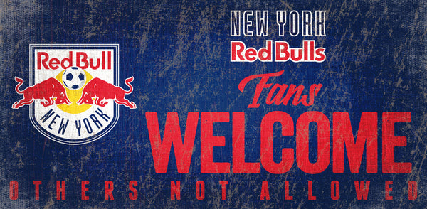 Wholesale MLS0847-Fans Welcome 6x12 / S0847-New York Red Bulls