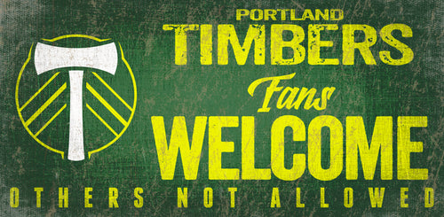 Wholesale MLS0847-Fans Welcome 6x12 / S0847-Portland Timbers