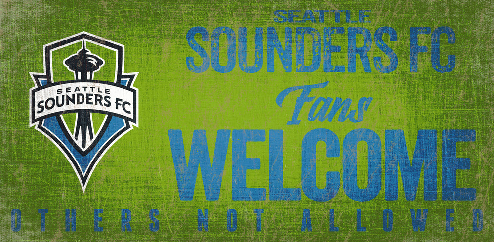 Wholesale MLS0847-Fans Welcome 6x12 / S0847-Seattle Sounders