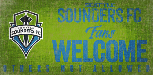 Wholesale MLS0847-Fans Welcome 6x12 / S0847-Seattle Sounders