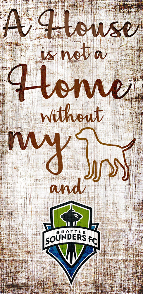 Wholesale MLS0867-A House is not a home 6x12 / S0867-Seattle Sounders