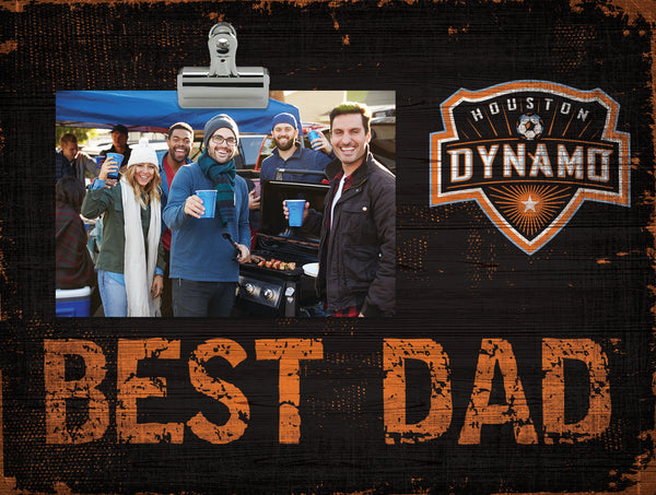 Wholesale MLS0893-Best Dad Clip Frame / S0893-Houston Dynamo