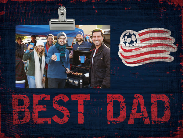 Wholesale MLS0893-Best Dad Clip Frame / S0893-New England Revolution