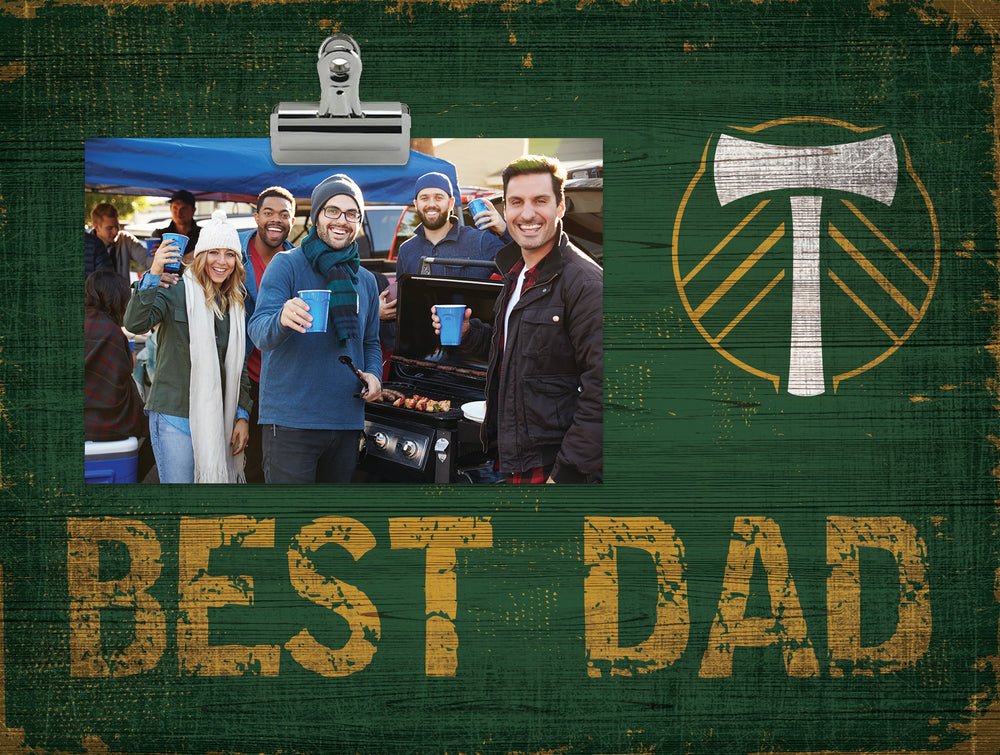 Wholesale MLS0893-Best Dad Clip Frame / S0893-Portland Timbers