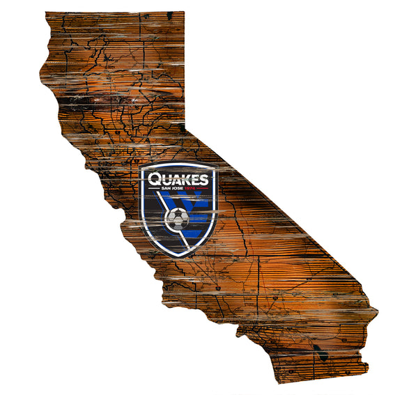 Wholesale MLS0894-Road Map Mini State / S0894-San Jose Earthquakes