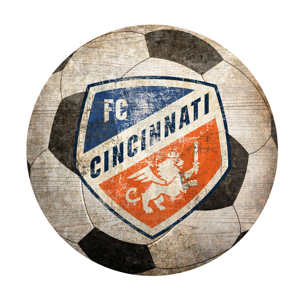 Wholesale MLS0911-Distressed Soccer Ball / S0911-FC Cincinnati