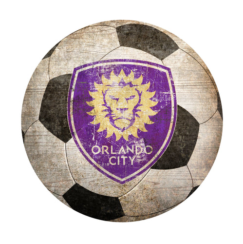 Wholesale MLS0911-Distressed Soccer Ball / S0911-Orlando City