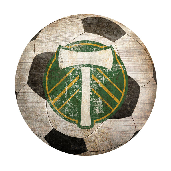 Wholesale MLS0911-Distressed Soccer Ball / S0911-Portland Timbers