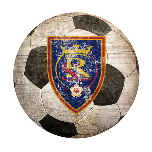 Wholesale MLS0911-Distressed Soccer Ball / S0911-Real Salt Lake