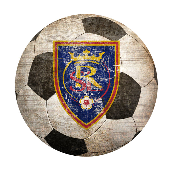 Wholesale MLS0911-Distressed Soccer Ball / S0911-Real Salt Lake