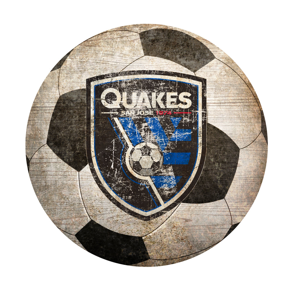 Wholesale MLS0911-Distressed Soccer Ball / S0911-San Jose Earthquakes