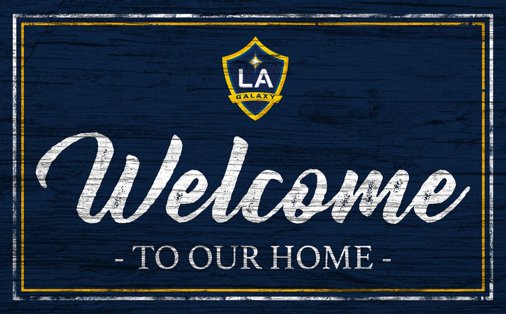 Wholesale MLS0977-Welcome Team Color 11x19 / S0977-LA Galaxy