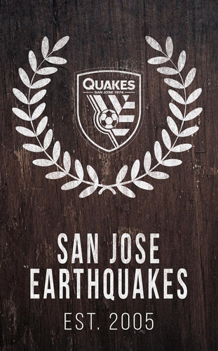 Wholesale MLS0986-Laurel Wreath 11x19 / S0986-San Jose Earthquakes