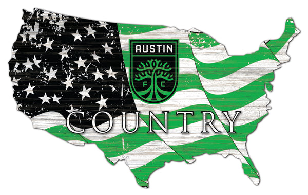 Wholesale MLS1001-Flag Cut Out / S1001-Austin FC