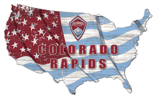 Wholesale MLS1001-Flag Cut Out / S1001-Colorado Rapids