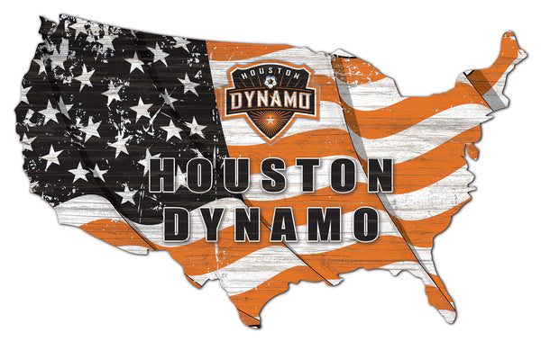 Wholesale MLS1001-Flag Cut Out / S1001-Houston Dynamo