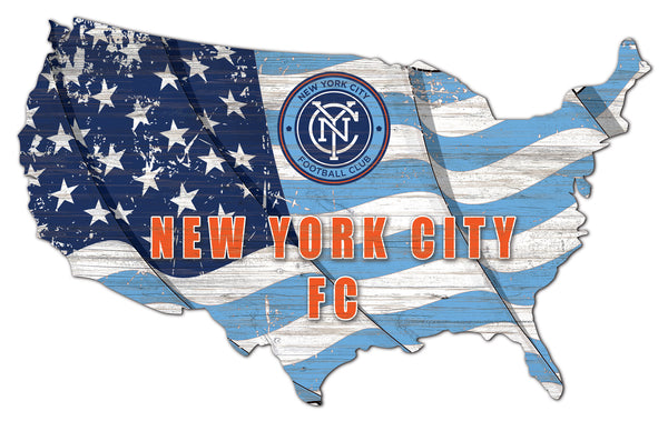 Wholesale MLS1001-Flag Cut Out / S1001-New York City FC