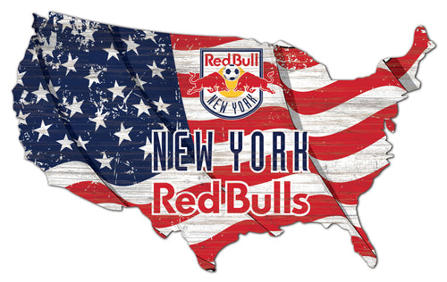 Wholesale MLS1001-Flag Cut Out / S1001-New York Red Bulls