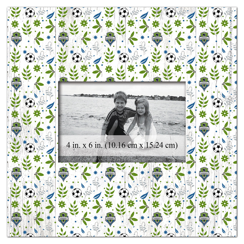 Wholesale MLS1004-Floral 10x10 Frame / S1004-Seattle Sounders