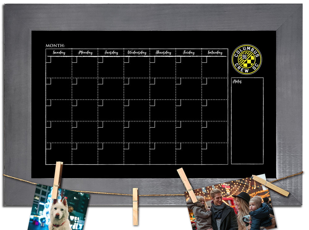 Wholesale MLS1014-Monthly Chalkboard with Frame / S1014-Columbus Crew