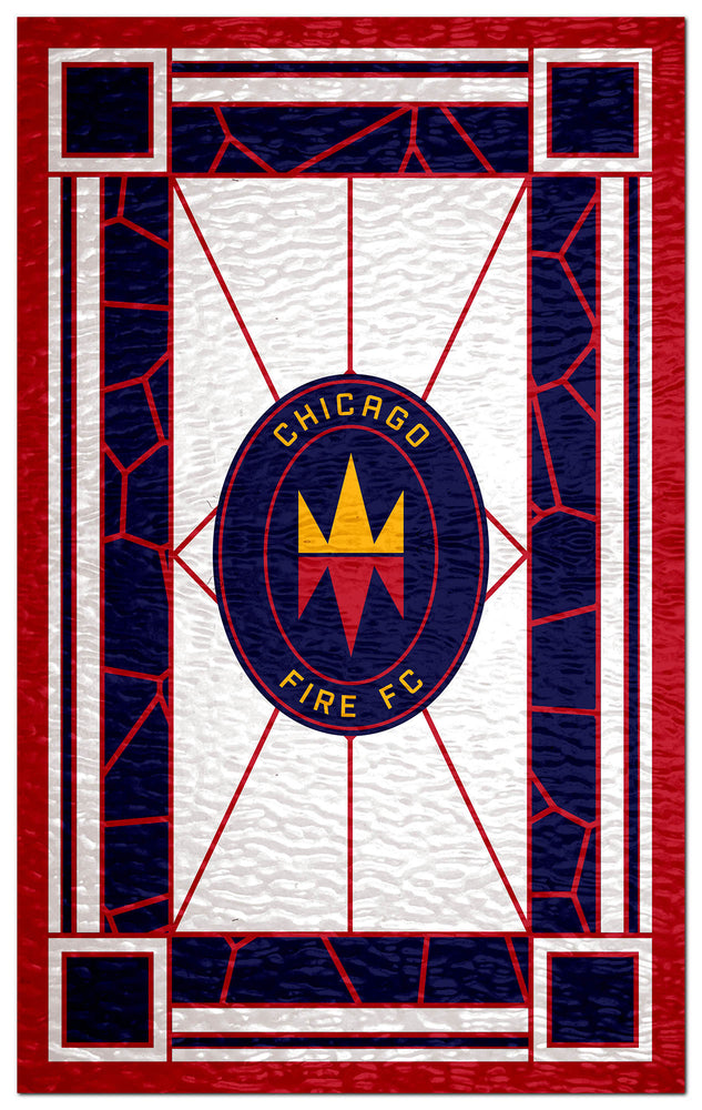 Wholesale MLS1017-Stained Glass 11x19 / S1017-Chicago Fire