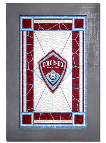 Wholesale MLS1017F-Stained Glass with Frame / S1017-Colorado Rapids