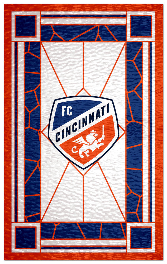 Wholesale MLS1017-Stained Glass 11x19 / S1017-FC Cincinnati