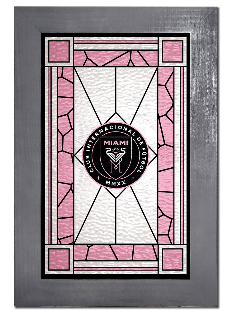 Wholesale MLS1017F-Stained Glass with Frame / S1017-Inter Miami