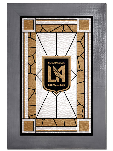 Wholesale MLS1017F-Stained Glass with Frame / S1017-Los Angeles Football Club