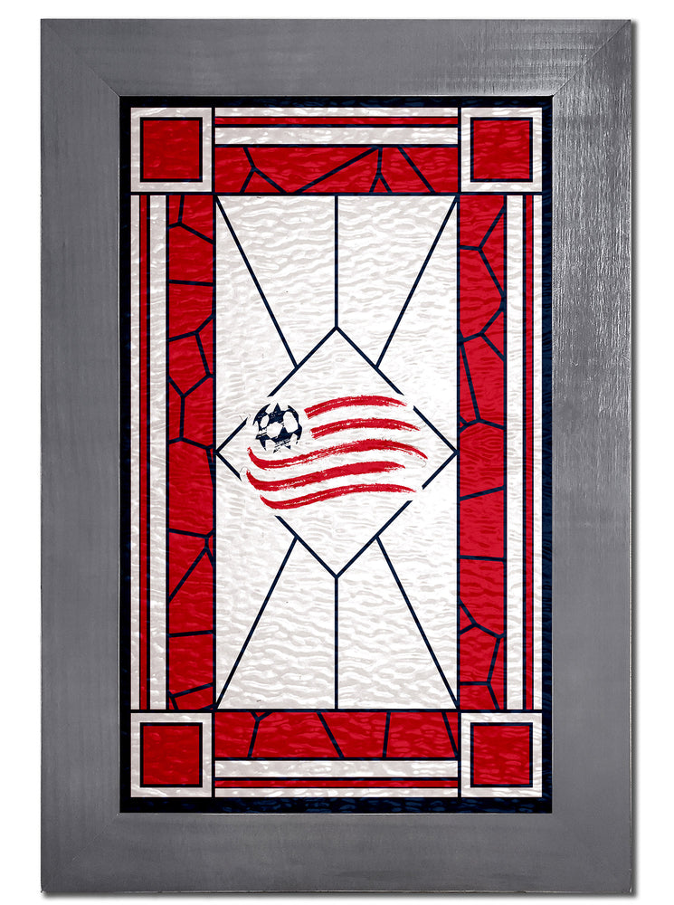 Wholesale MLS1017F-Stained Glass with Frame / S1017-New England Revolution