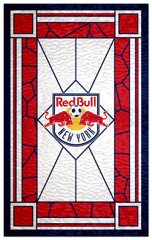 Wholesale MLS1017-Stained Glass 11x19 / S1017-New York Red Bulls