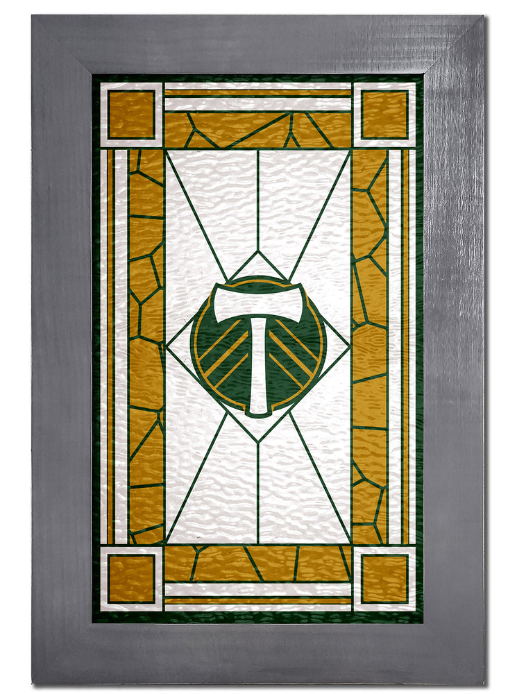 Wholesale MLS1017F-Stained Glass with Frame / S1017-Portland Timbers