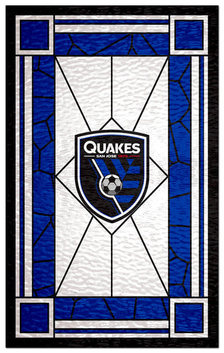 Wholesale MLS1017-Stained Glass 11x19 / S1017-San Jose Earthquakes