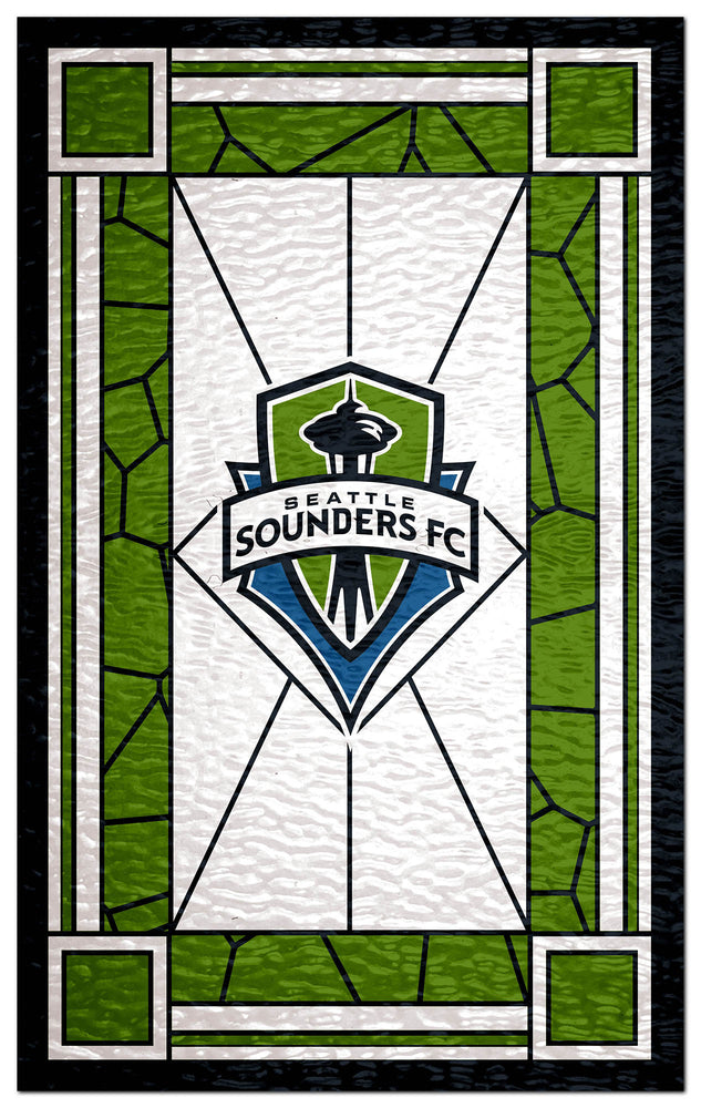 Wholesale MLS1017-Stained Glass 11x19 / S1017-Seattle Sounders