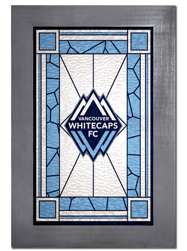 Wholesale MLS1017F-Stained Glass with Frame / S1017-Vancouver Whitecaps FC