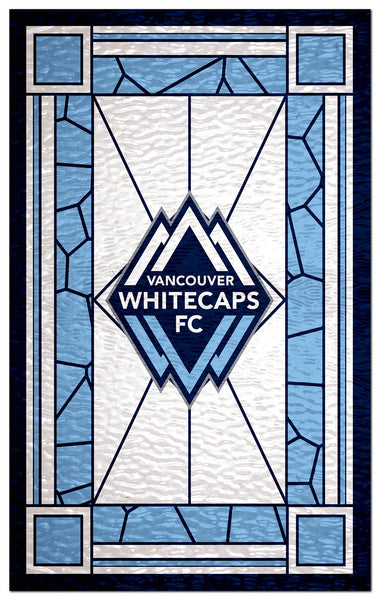 Wholesale MLS1017-Stained Glass 11x19 / S1017-Vancouver Whitecaps FC