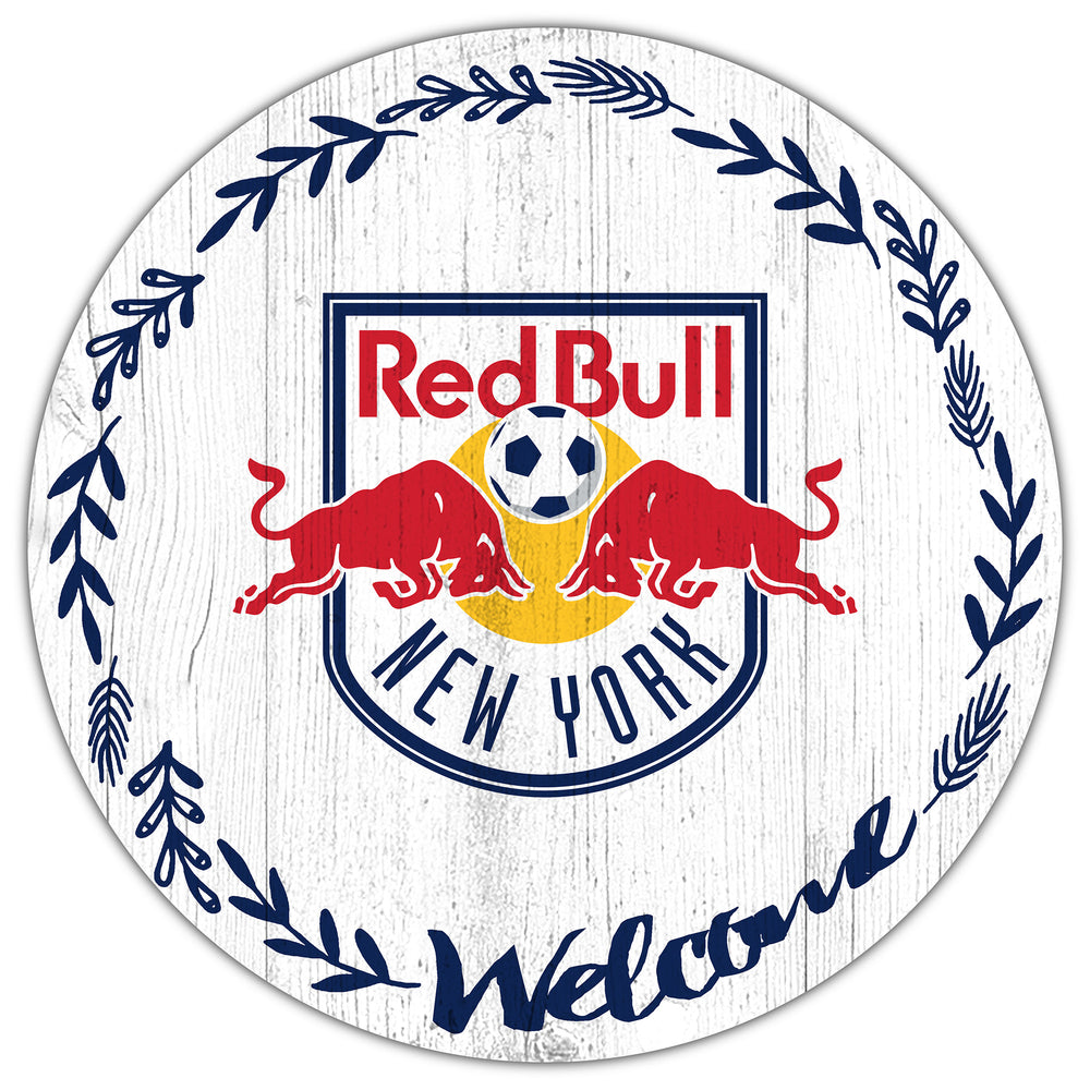 Wholesale MLS1019-Welcome Circle 12in. / S1019-New York Red Bulls