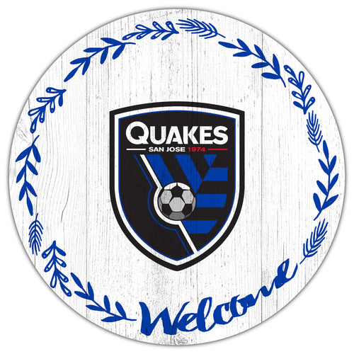 Wholesale MLS1019-Welcome Circle 12in. / S1019-San Jose Earthquakes