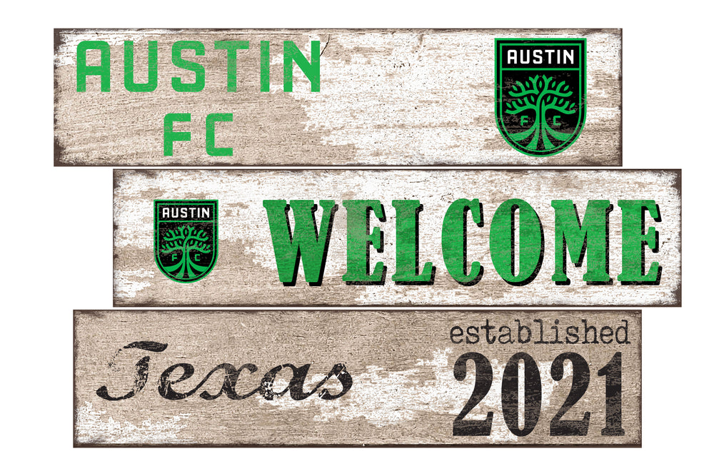 Wholesale MLS1027-Welcome 3 Plank / S1027-Austin FC