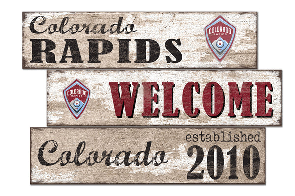 Wholesale MLS1027-Welcome 3 Plank / S1027-Colorado Rapids