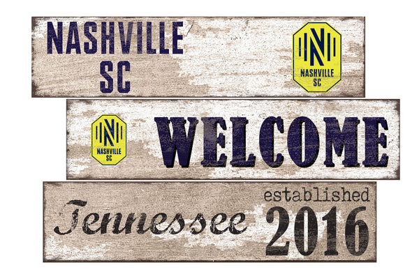 Wholesale MLS1027-Welcome 3 Plank / S1027-Nashville SC