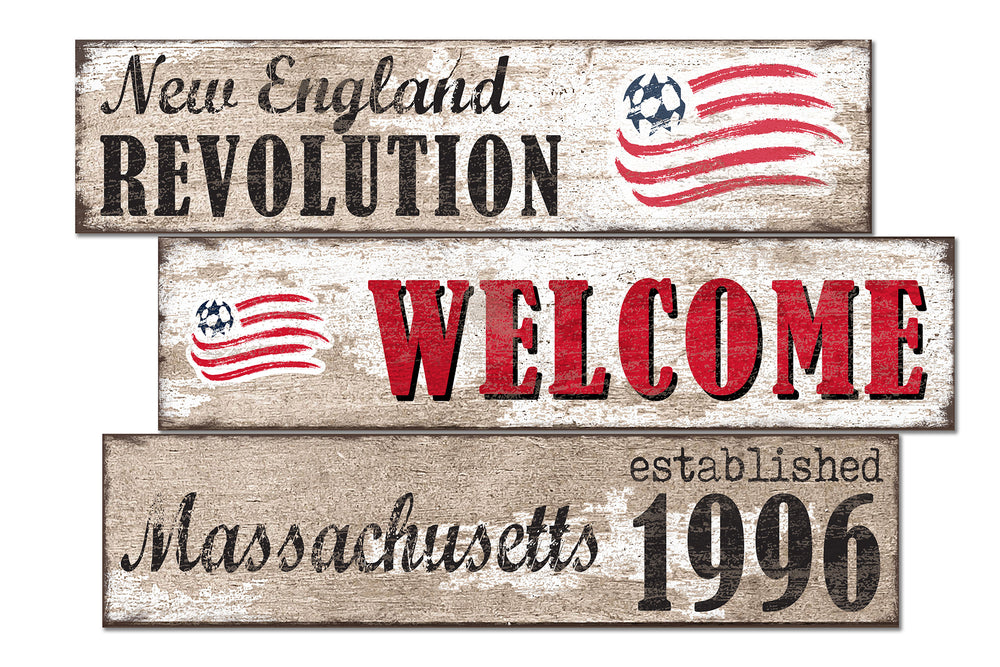 Wholesale MLS1027-Welcome 3 Plank / S1027-New England Revolution