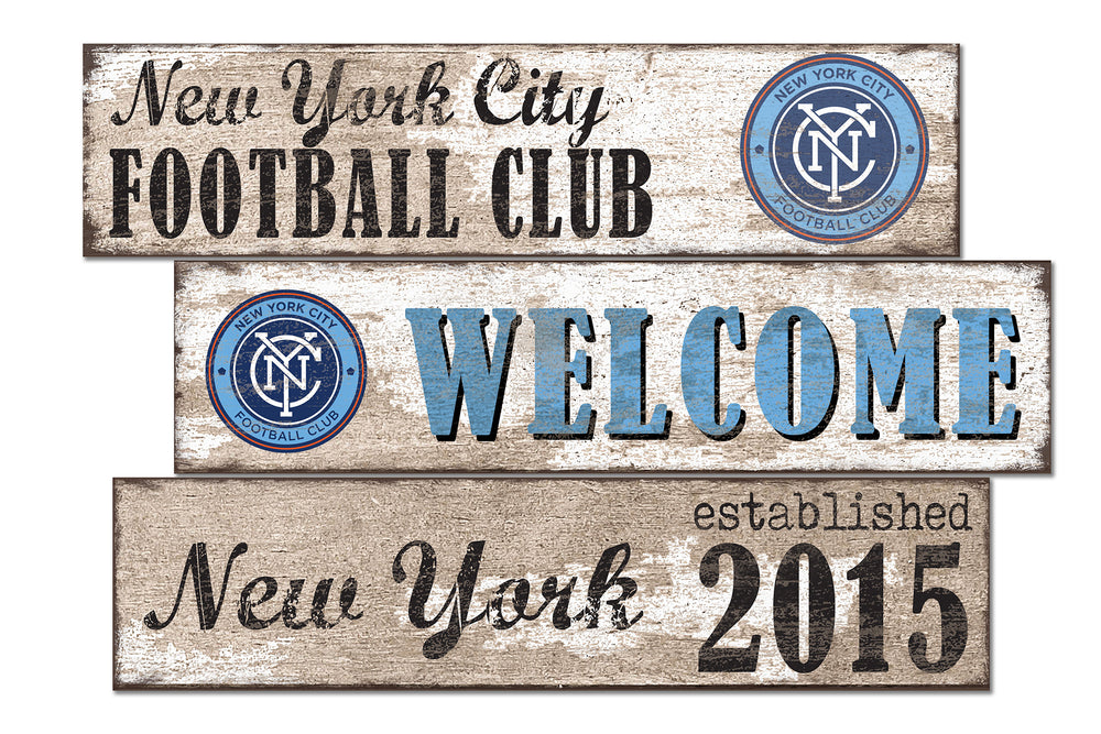 Wholesale MLS1027-Welcome 3 Plank / S1027-New York City FC