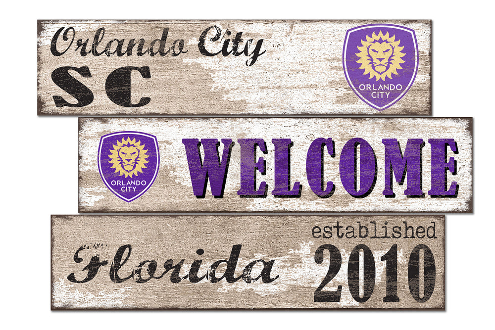 Wholesale MLS1027-Welcome 3 Plank / S1027-Orlando City