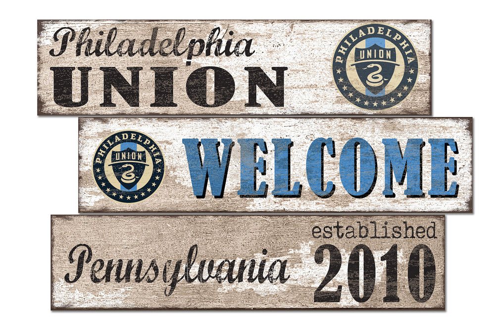Wholesale MLS1027-Welcome 3 Plank / S1027-Philadelphia Union